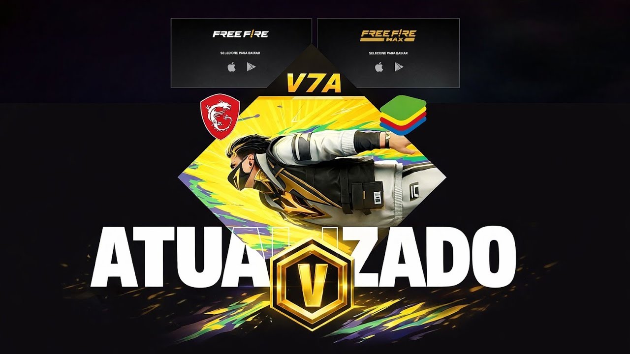 SAIU! Como Baixar FREE FIRE v7a e MAX (Celular e Emulador) - MÉTODO DEFINITIVO 2026 🚀