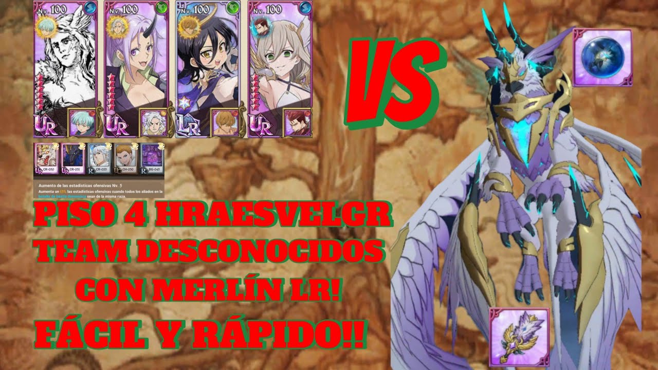 GU&Iacute;A PISO 4 P&Aacute;JARO 7DS! HRAESVELGR 7DS! F&Aacute;CIL Y R&Aacute;PIDO!! MERL&Iacute;N LR TOP DESTRUCTORA!! 7DS GRAND CROSS