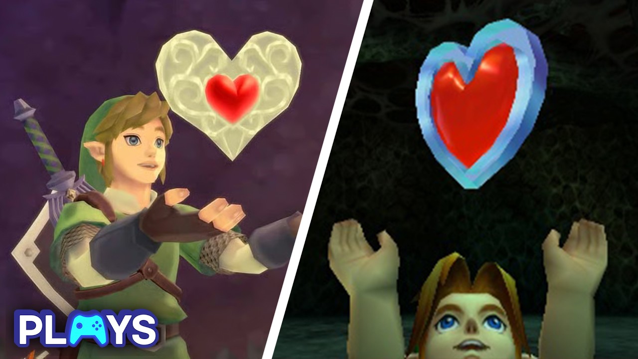 10 САМЫХ СЛОЖНЫХ Частей Сердца, которые можно заработать в играх серии Zelda