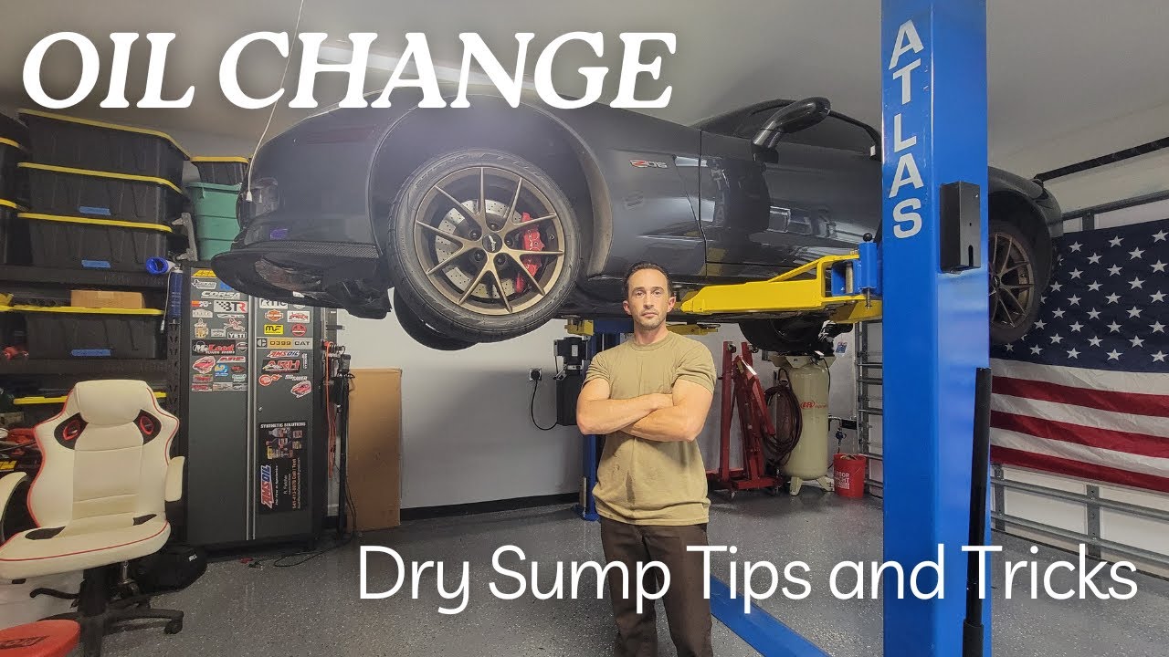 Dry Sump Corvette oil change C6 Z06
