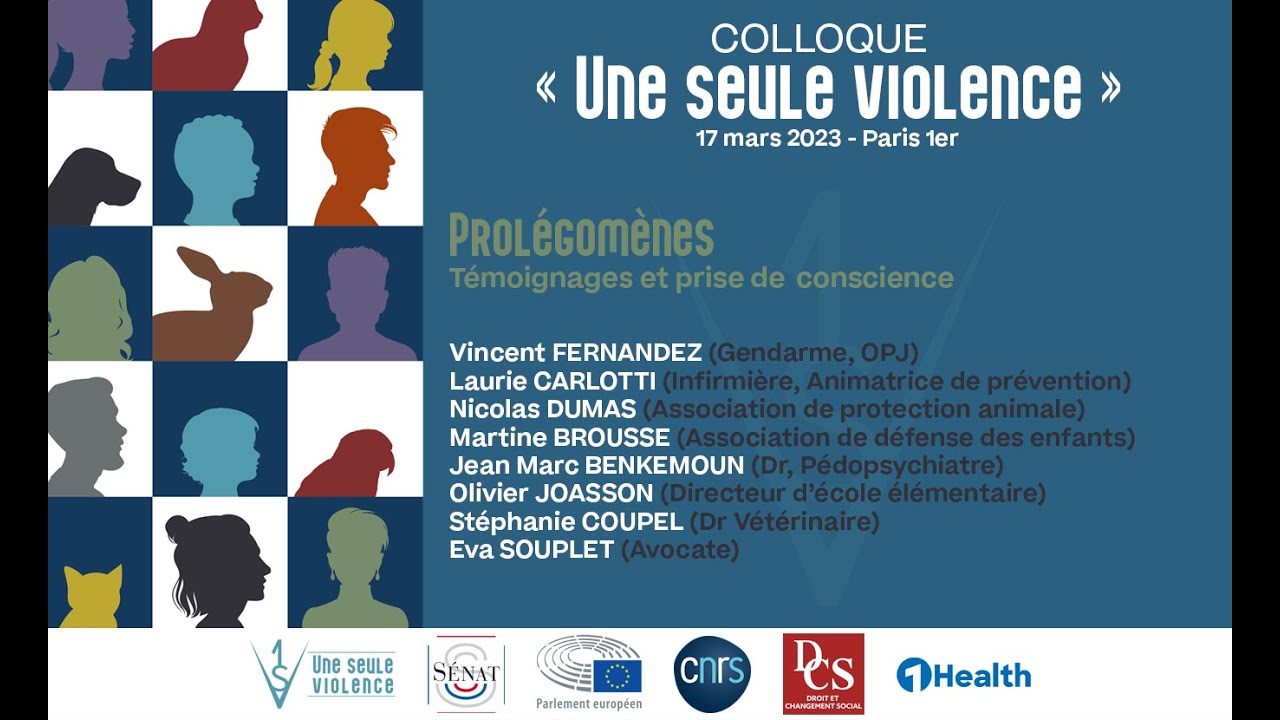 Colloque 1SV - Prolégomènes - Témoignages et prise de conscience