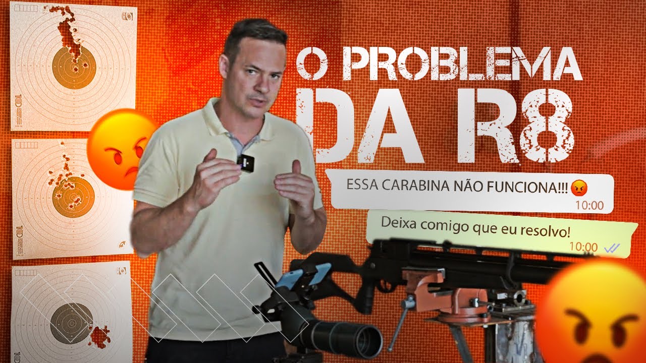 Testei a R8 que veio pra assistência técnica com defeito! 🎯😮