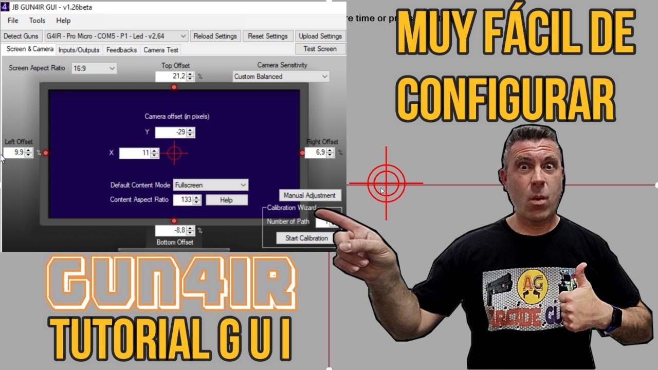 GUN4IR-Instalar Firmware y configuración del Software-Tutorial