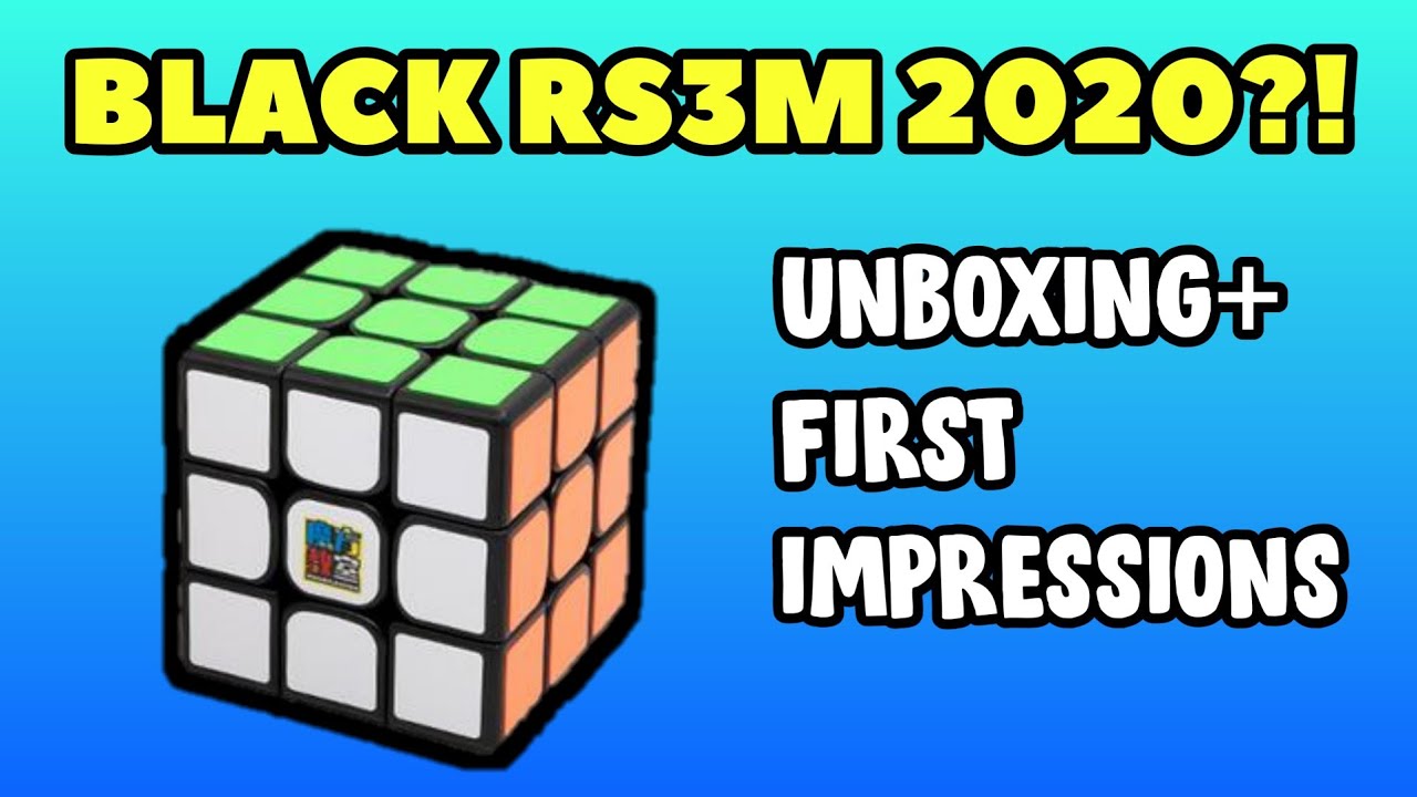 Black/Stickered RS3M 2020 Unboxing + First Impressions