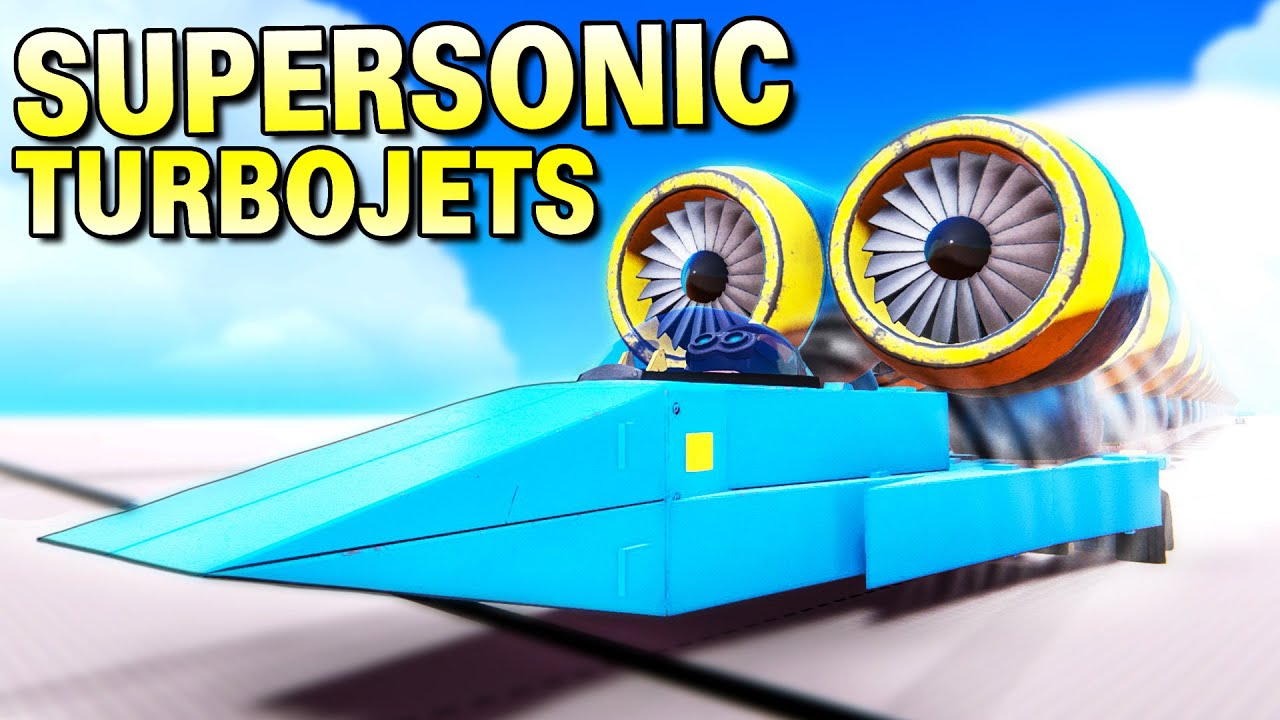 Using Only NEW Large Jets to go SUPERSONIC!