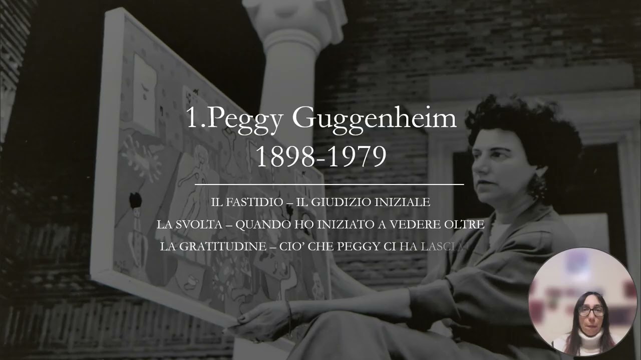 Peggy Guggenheim attraverso lei ho giocato con l'AR-TE. Alla fine del video due ATTI creativi.