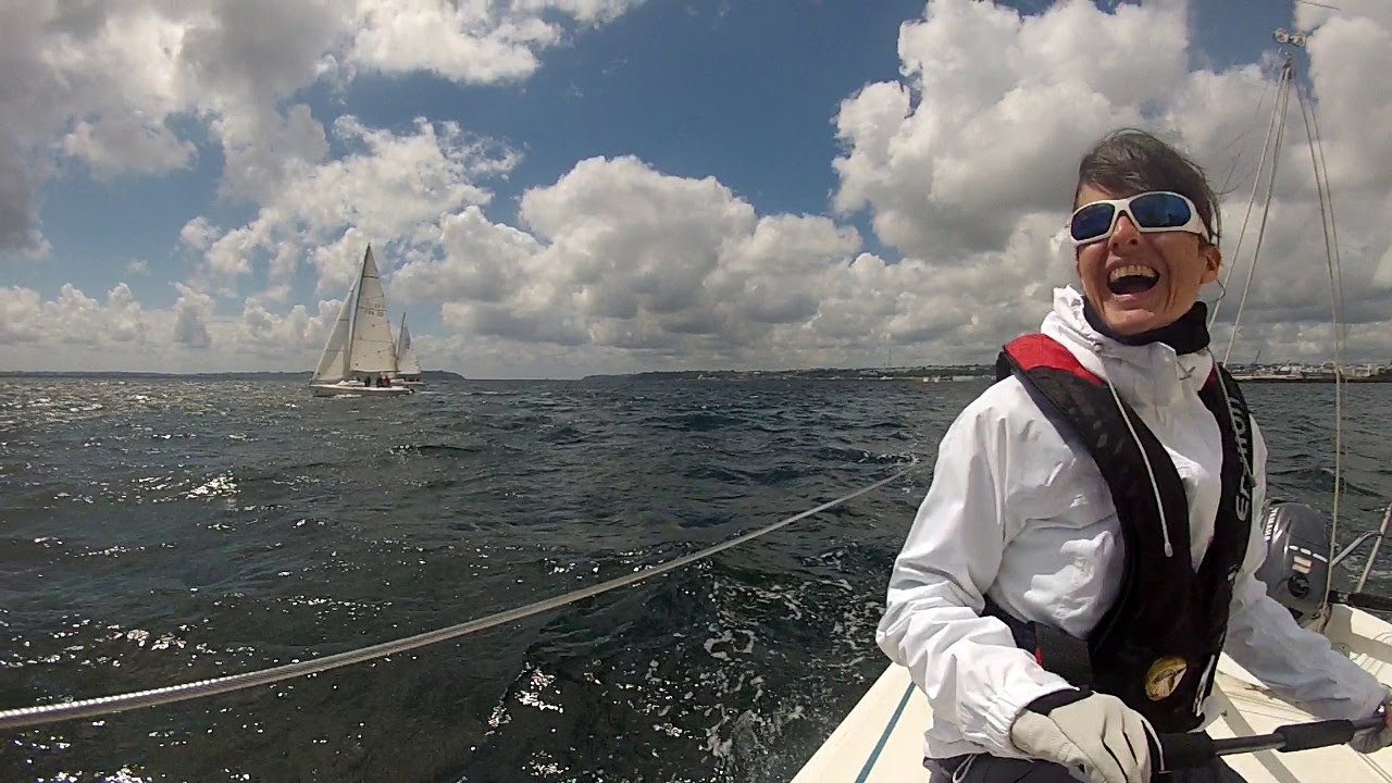 Sortie voilier J80 en rade de Brest