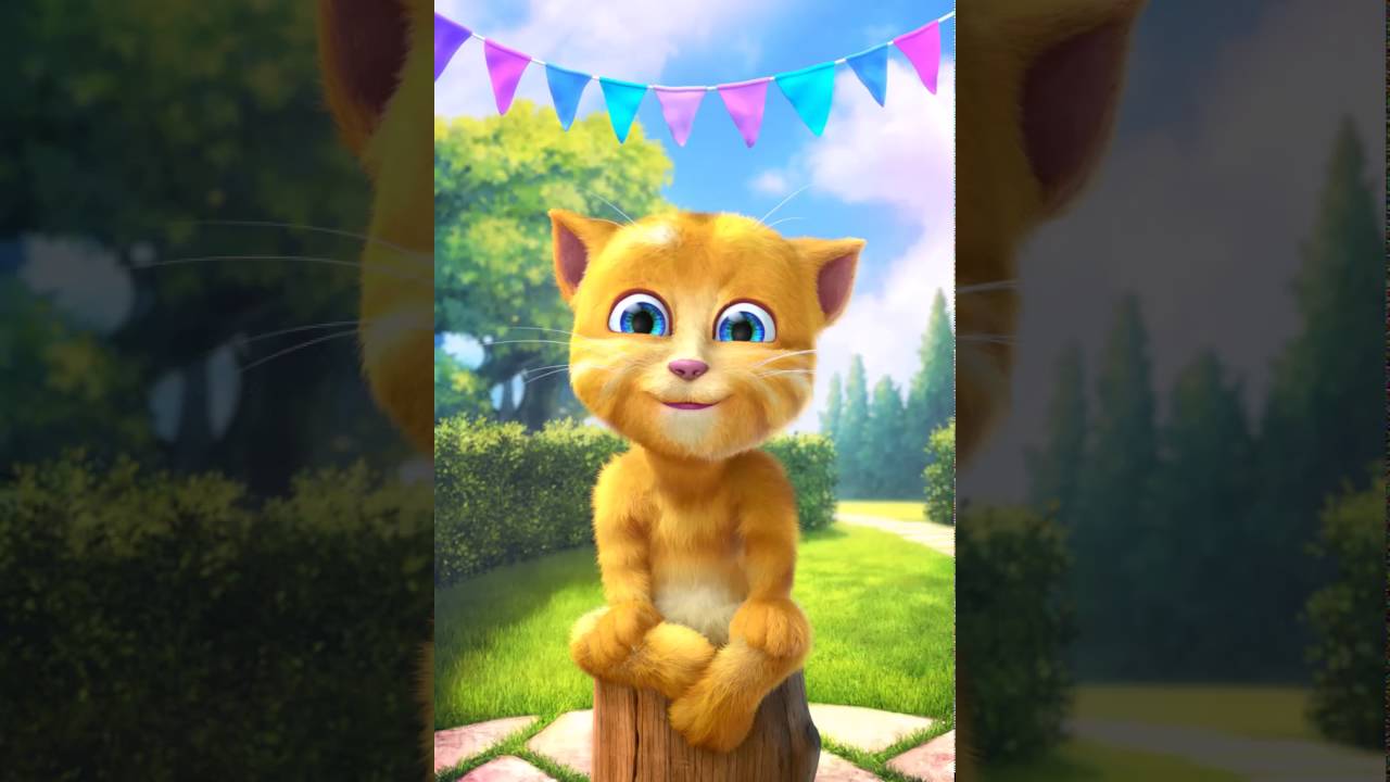 happy birthday song with talking ginger