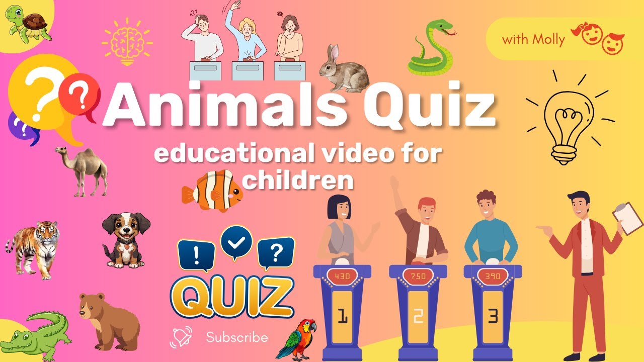The Best Animals Quiz | Test Your Knowledge | Educational for Children