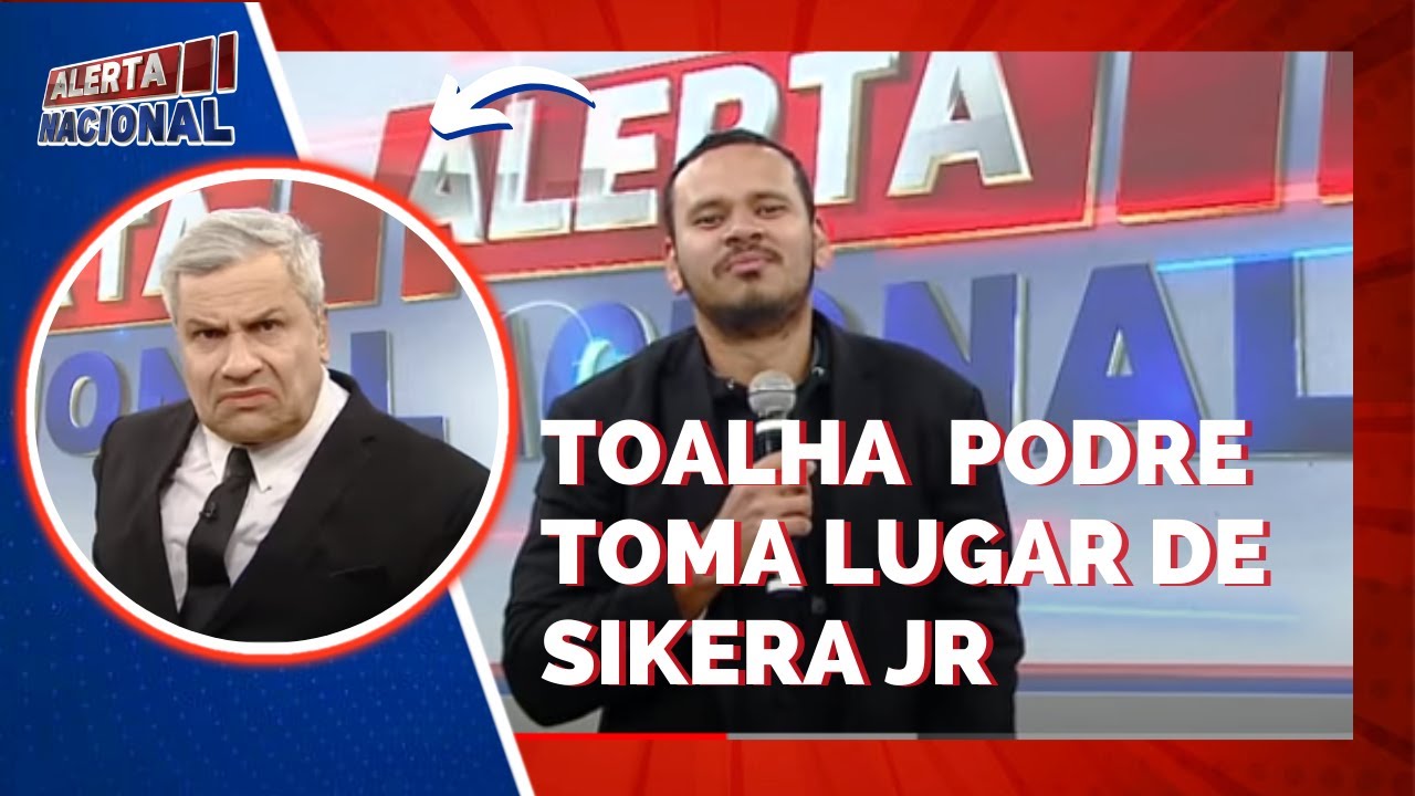 TOALHA PODRE VIROU APRESENTADOR