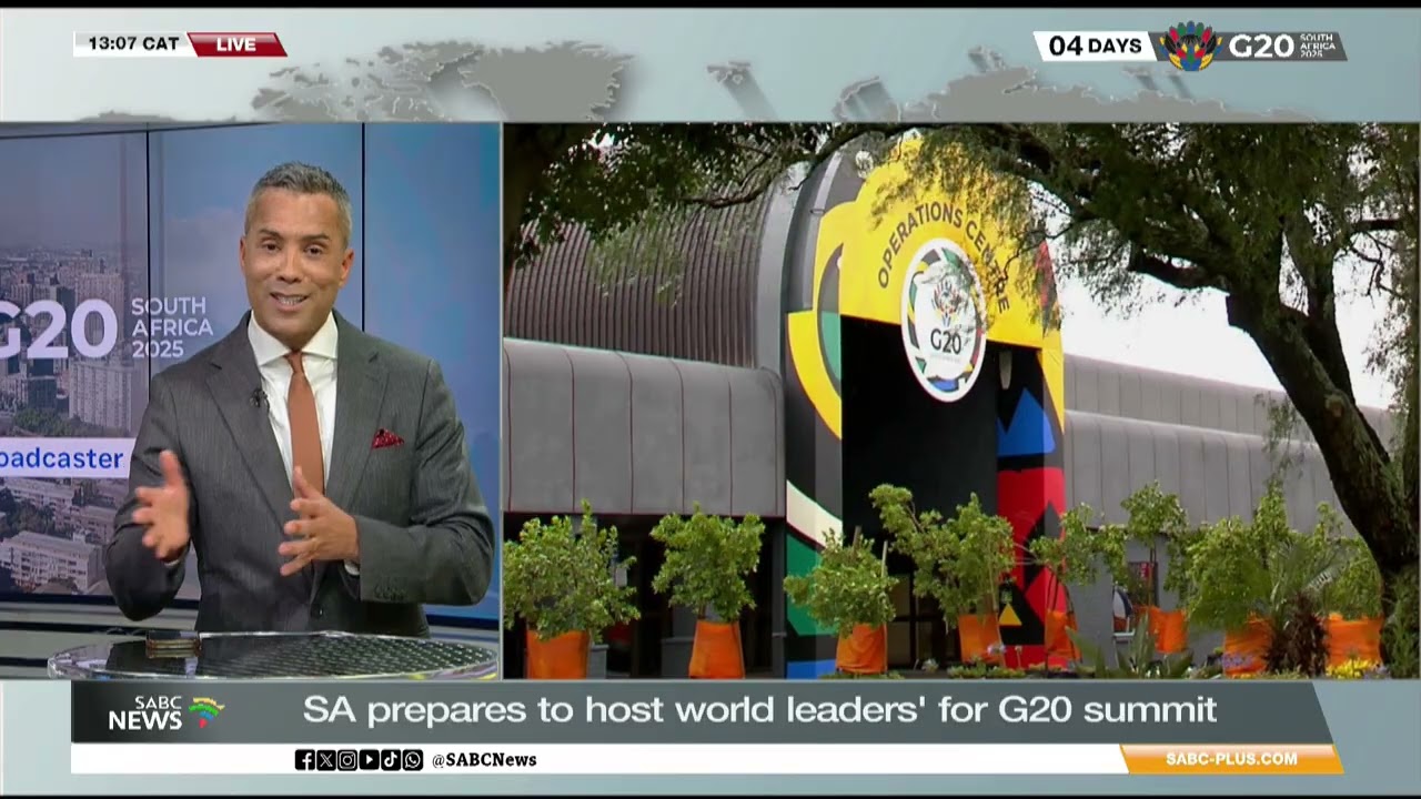 G20 Summit | SABC's Sherwin Bryce-Pease reports on SA&rsquo;s preparations to host world leaders