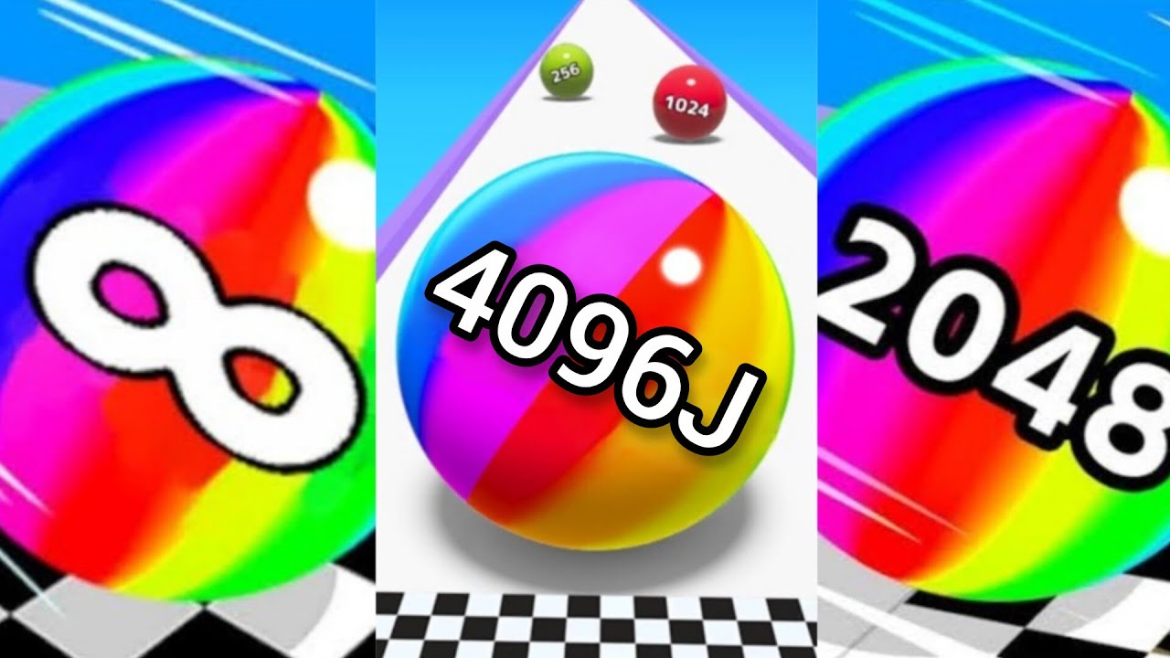 2048 Ball Game: Merge Number против Ball Run 2048 против Ball Run Infinity 💥 Геймплей всех уровне...