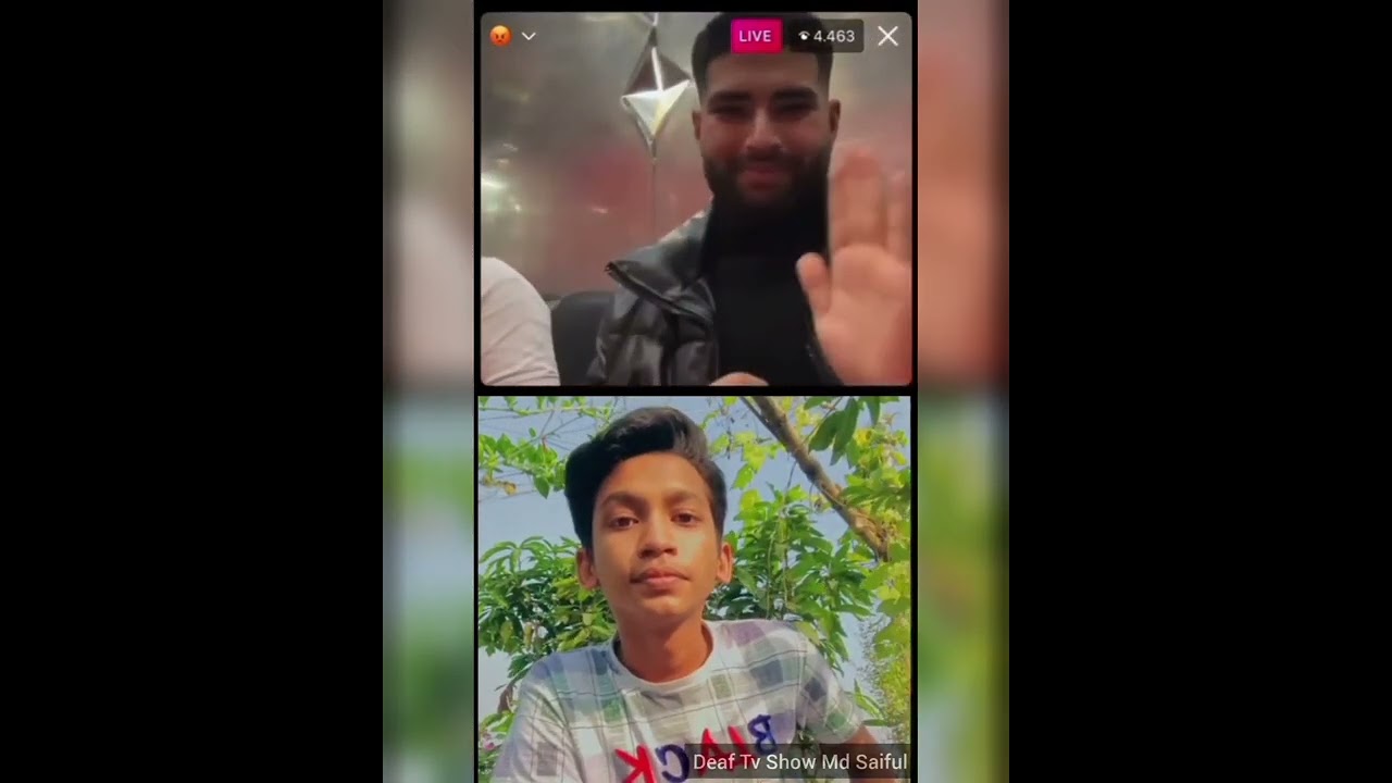 Baran Instagram live || Deaf Tv Show Md Saiful