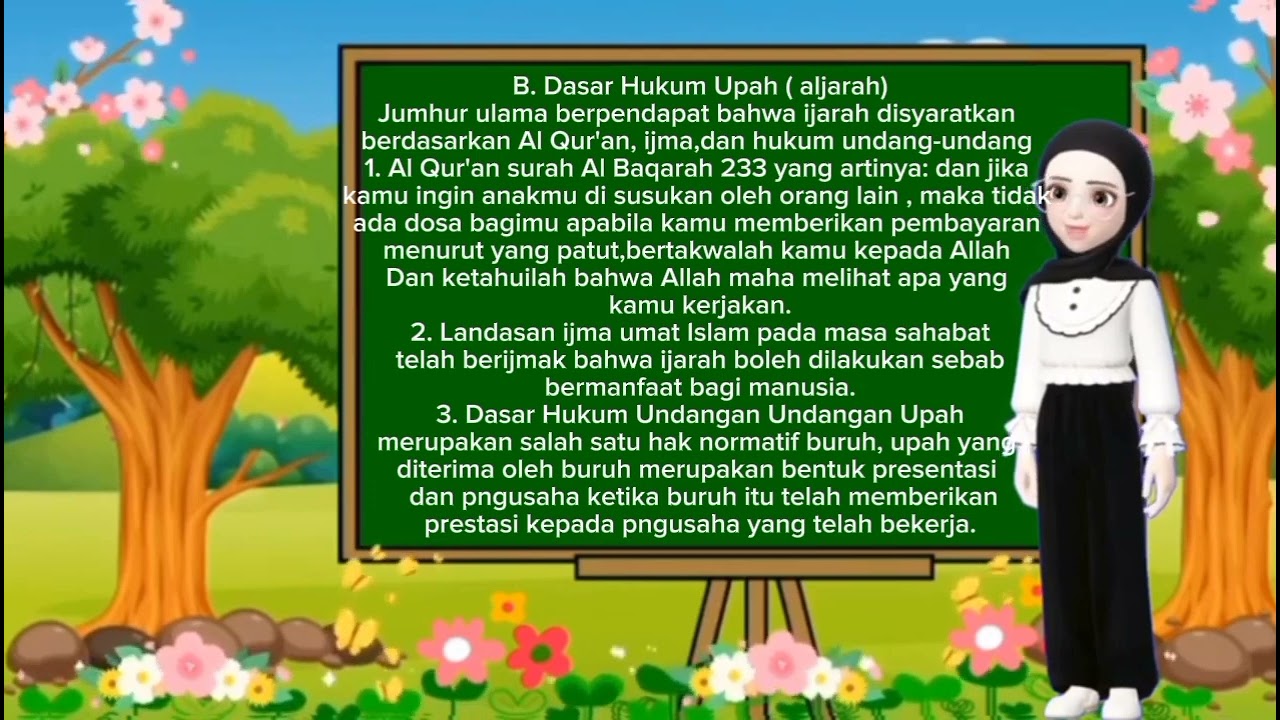 Video Animasi Pembelajaran Tentang Sewa Menyewa dan Upah