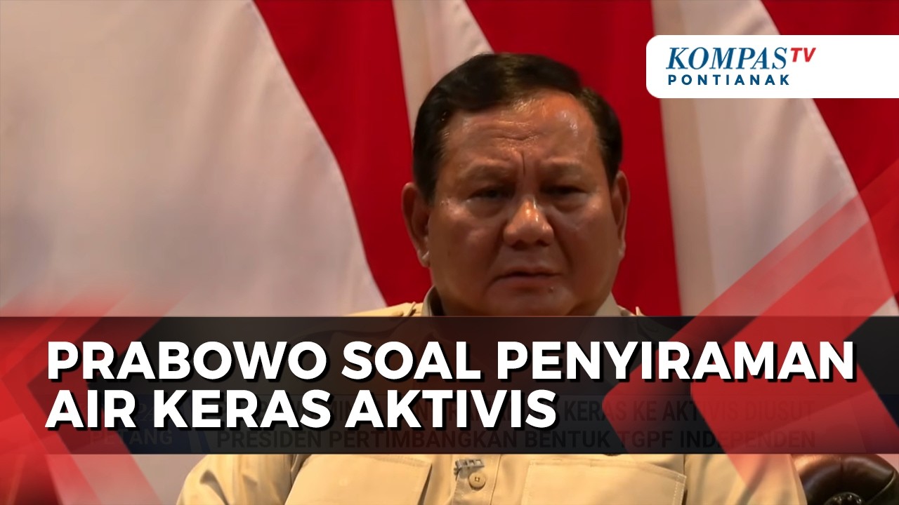Presiden Prabowo Minta Usut Kasus Penyiraman Air Keras Aktivis KontraS