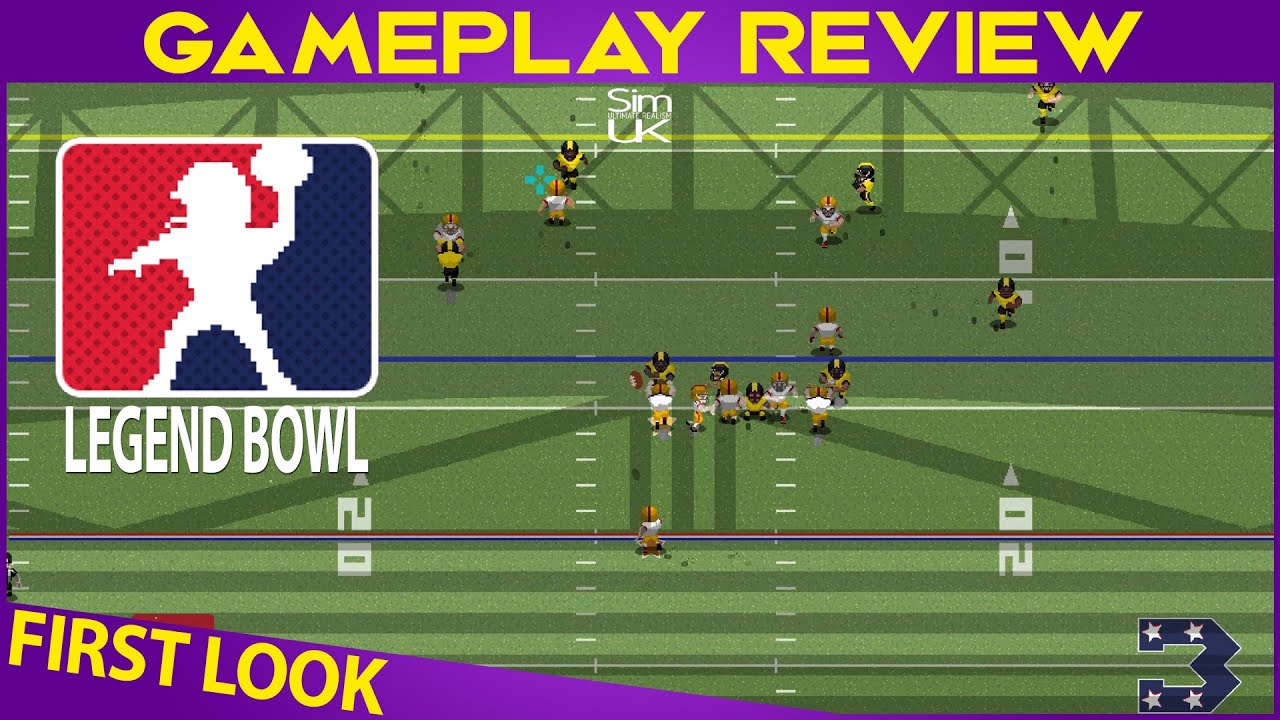 Were American Football Games Better in the 80's??  Legend Bowl FIRST LOOK Gameplay Review