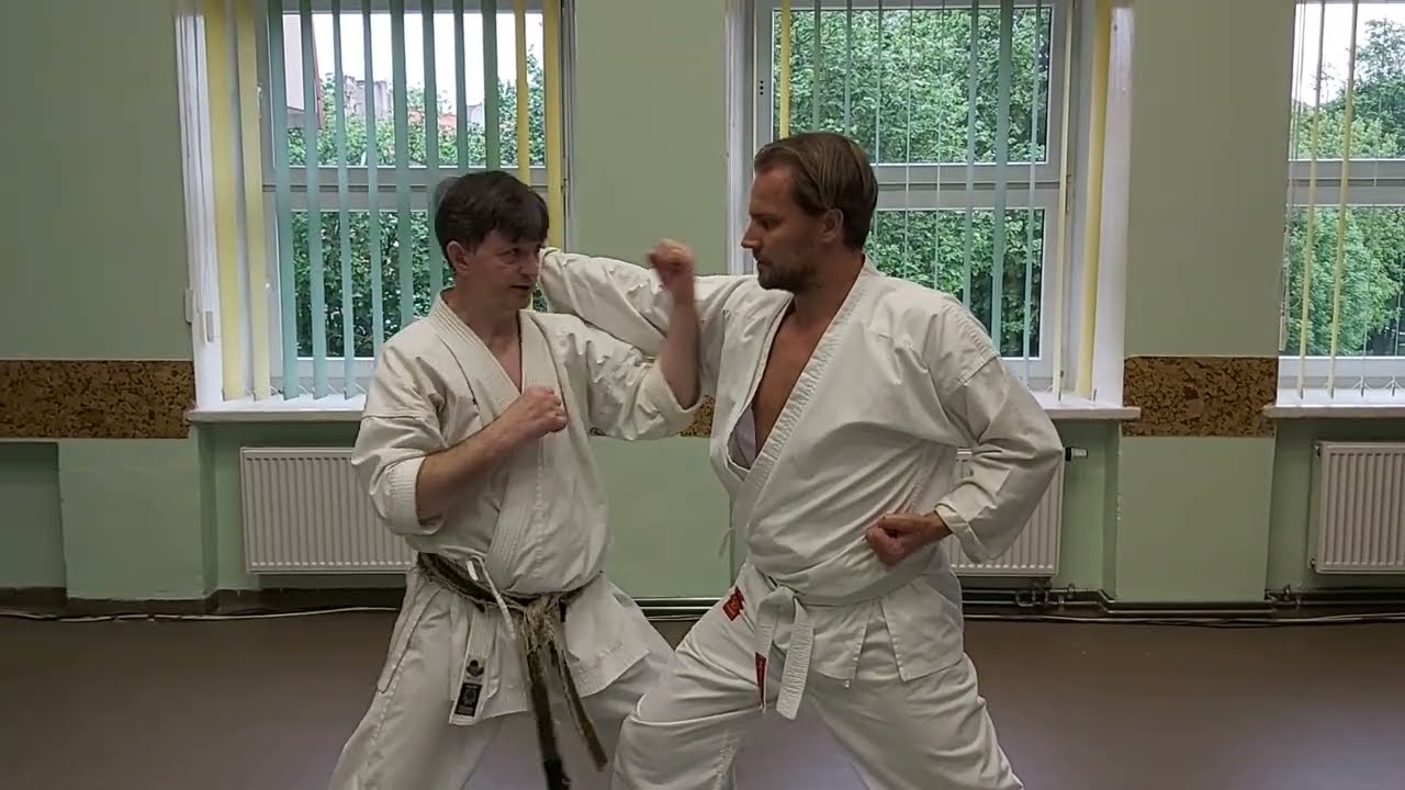 Jion (慈恩) kata bunkai 8 -  Nagashi uke / Uraken