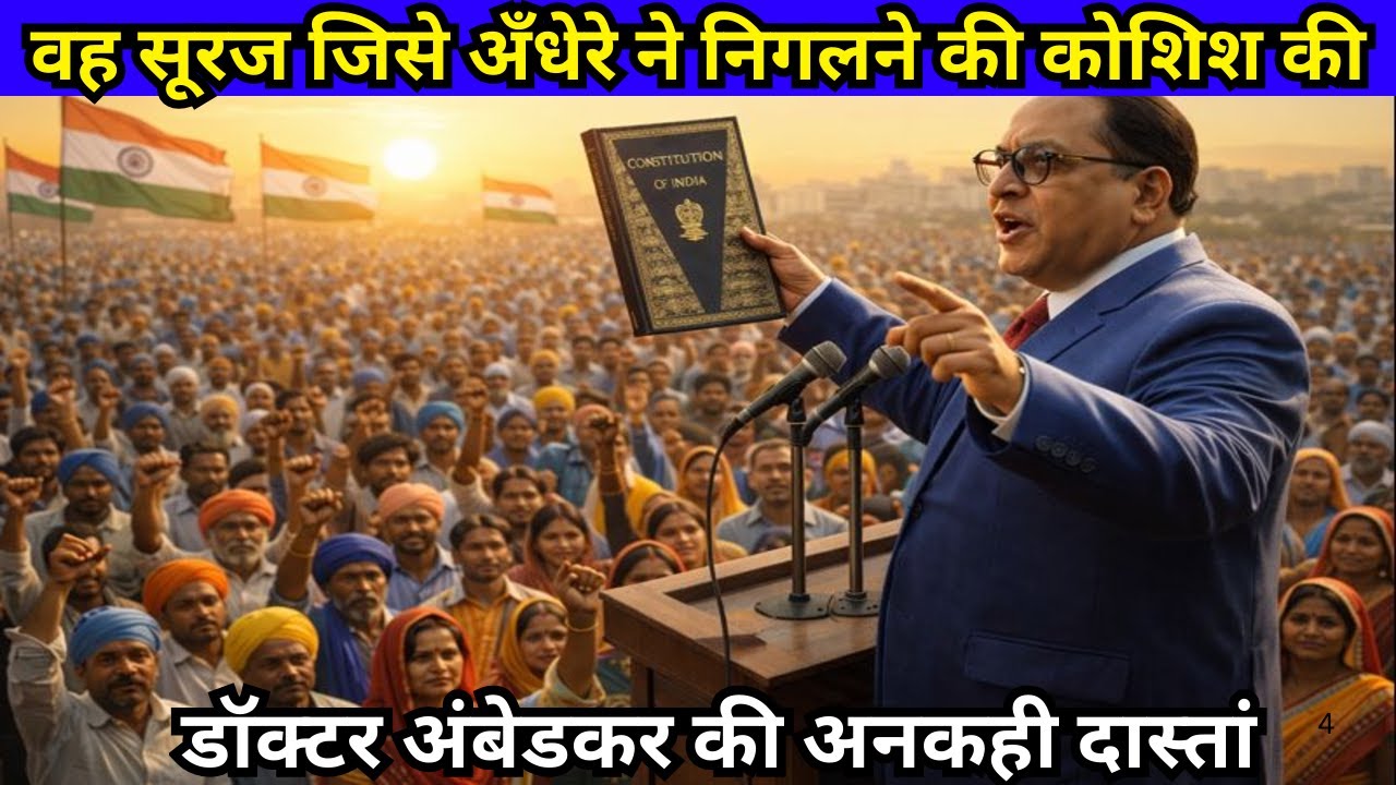 वह सूरज जिसे अँधेरे ने निगलने की कोशिश की: डॉक्टर अंबेडकर की अनकही दास्तां। ambedkarsahebji