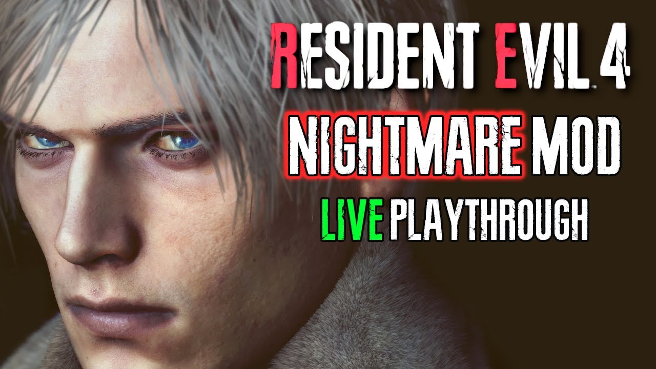 RESIDENT EVIL 4 NIGHTMARE MOD LEON PLAYTHROUGH 2