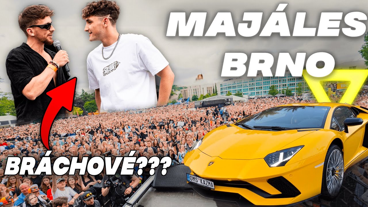 KAZMA MI DAL LAMBO? NEJVĚTŠÍ MAJÁLES? LIŠÁK JE MŮJ BRÁCHA |  MAJÁLES BRNO 2024 | MILIVLOG MAJÁLES #4