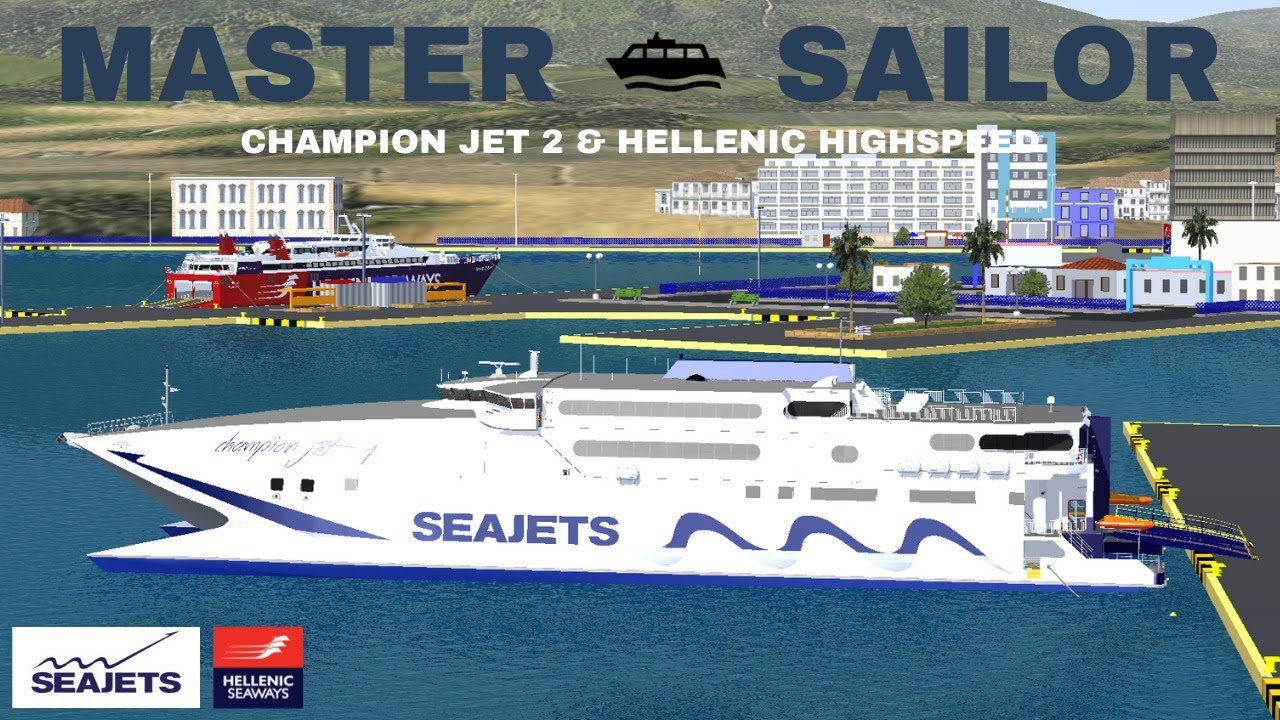 Champion Jet 1 & Hellenic Highspeed: Piraeus to West Cyclades | Vehicle Simulator