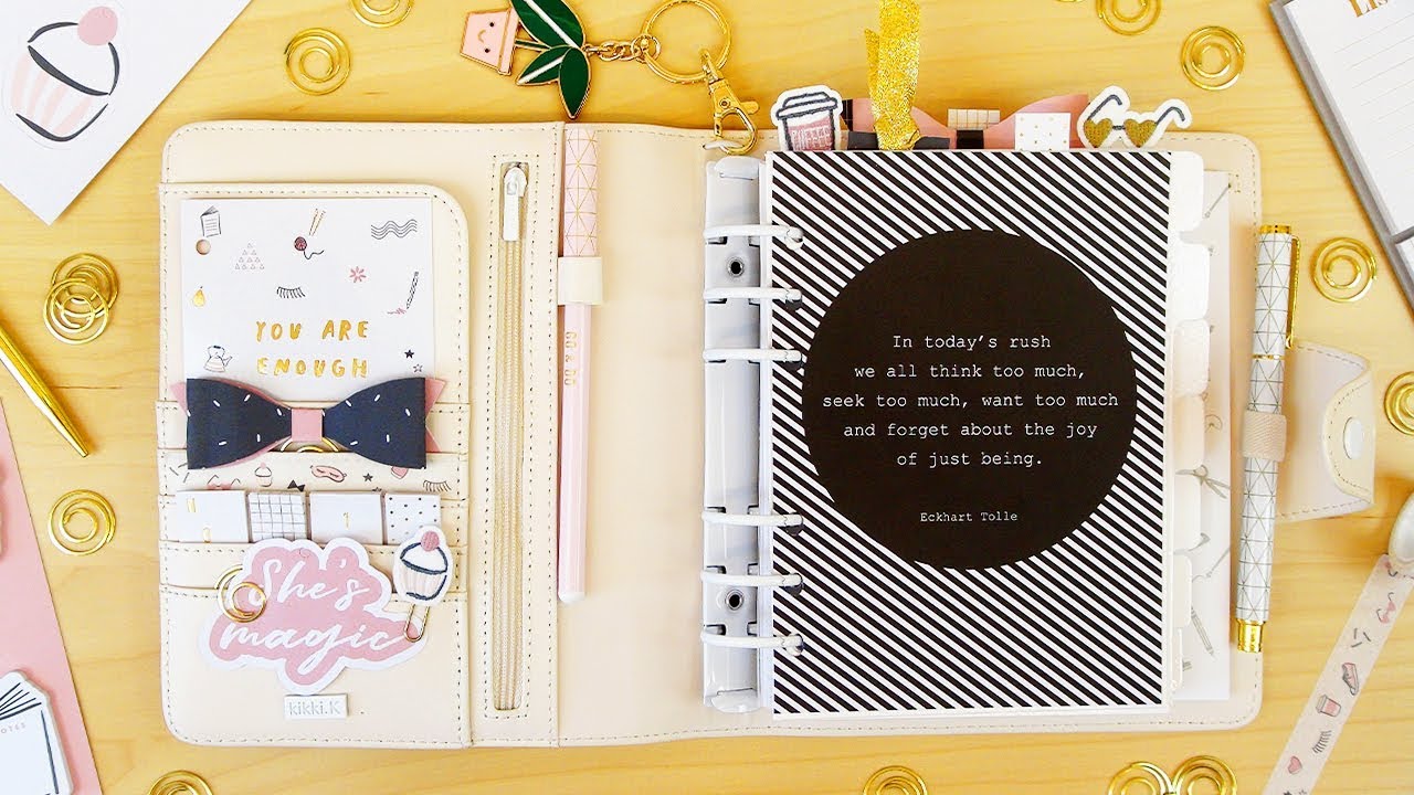 KIKKI K B6 PLANNER SETUP!