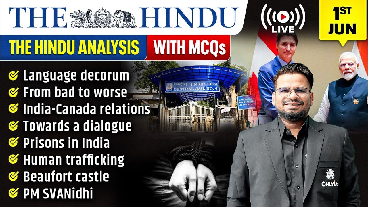 The Hindu Analysis | 1st June 2026 | The Hindu Newspaper  - Practice Questions | Prashant Sir