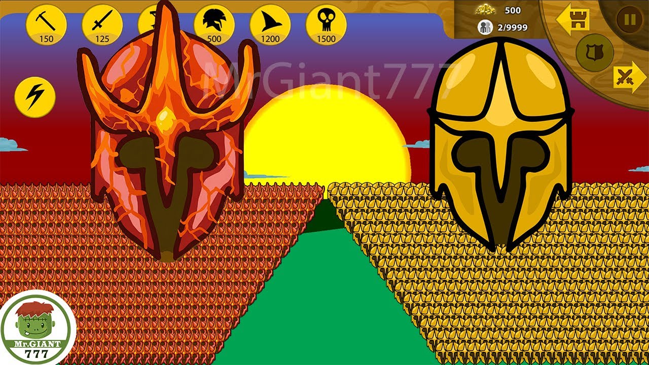 EPIC GOLDEN SPEARTON VS EPIC ELITE SPEARTON LAVA, FINAL BOSS | Stick War Legacy Mod | MrGiant777