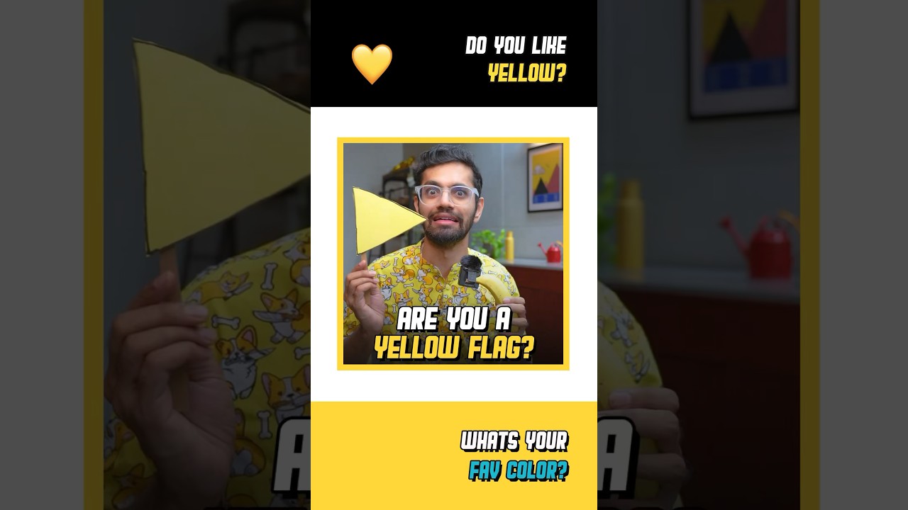 Are you a Yellow Flag 💛🌼 