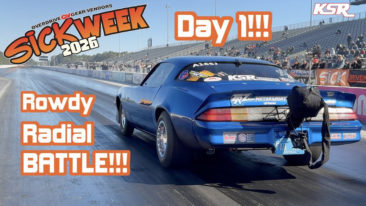 SickWeek Day 1!!! Eddy gets BUSTED by the COPS and SoccerMom vs Motion Raceworks El Toro!!!