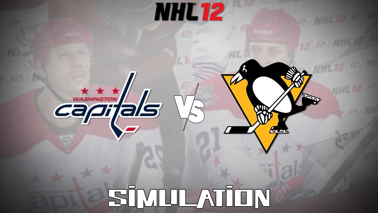 NHL 12 (2011) - Washington Capitals vs Pittsburgh Penguins (Winter Classic) [Gameplay Simulation]