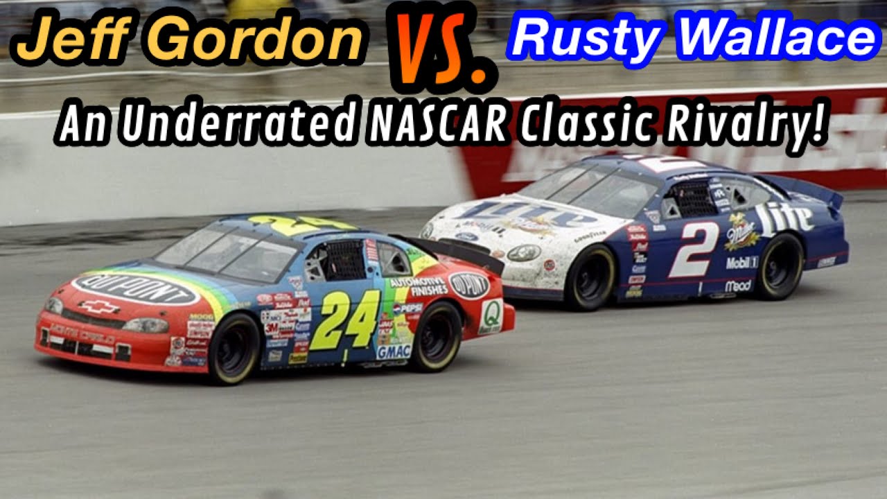 Jeff Gordon vs. Rusty Wallace: An Underrated NASCAR Classic Rivalry!