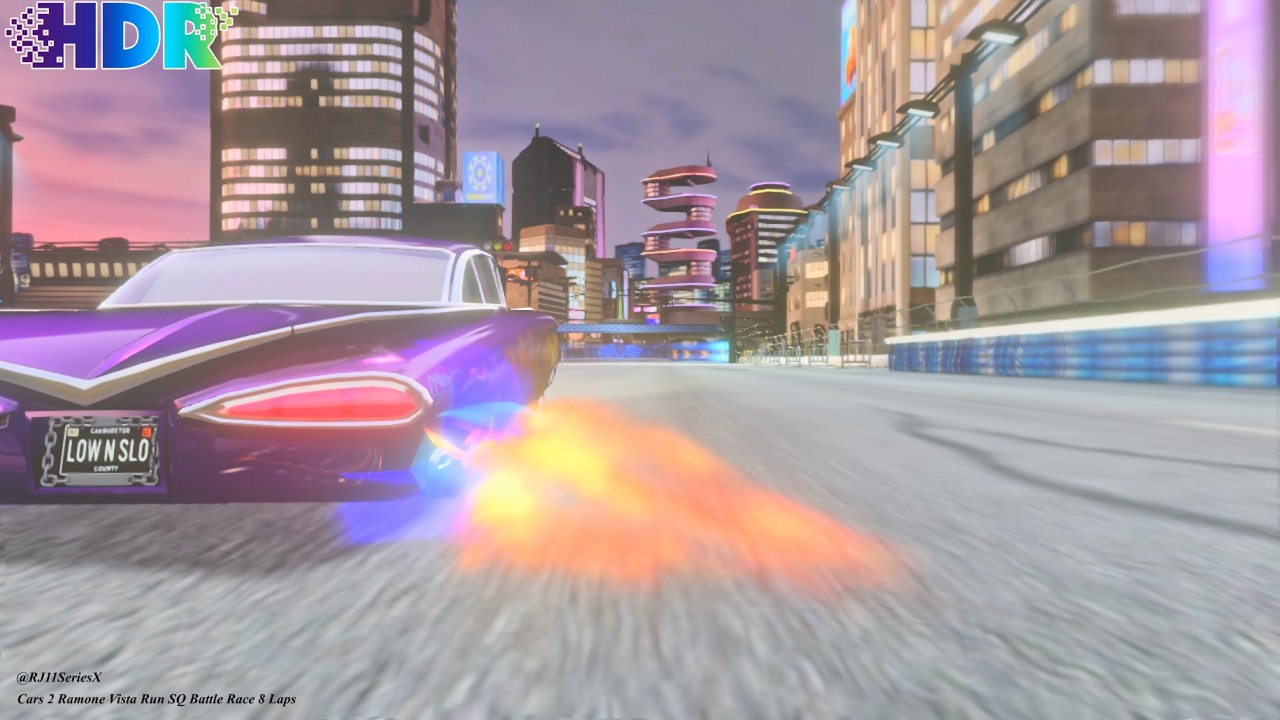 [HDR] Cars 2 Ramone Vista Run SQ Battle Race 8 Laps