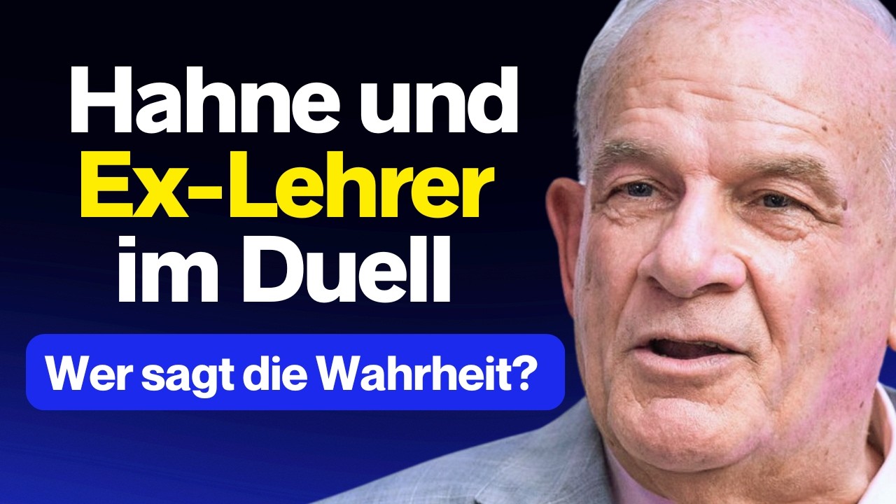 🔥 Schlagabtausch zwischen Peter Hahne vs. Ex-Lehrer zu Migration & AfD