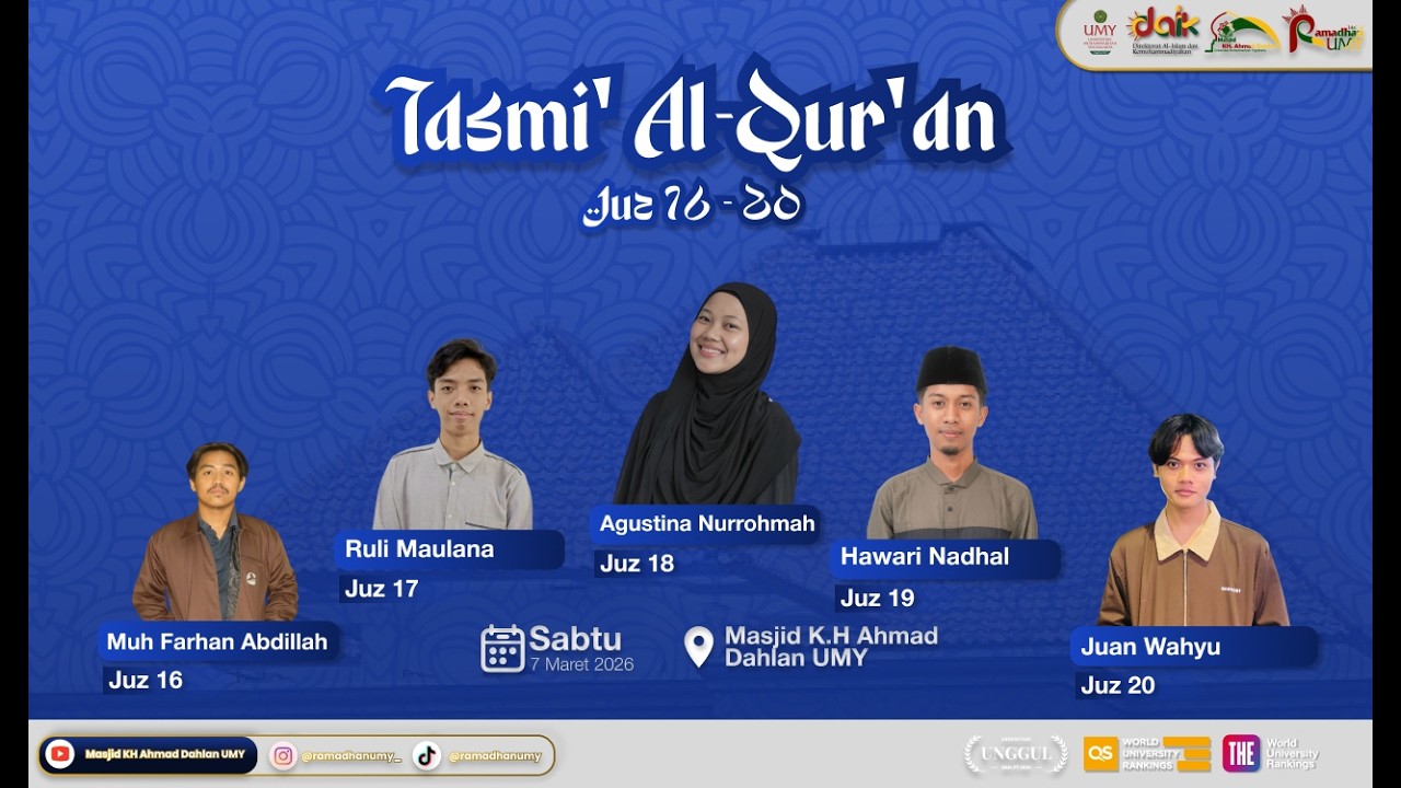 Tasmi' Ramadhan UMY 1447 H | Day 4 | Juz 16-18