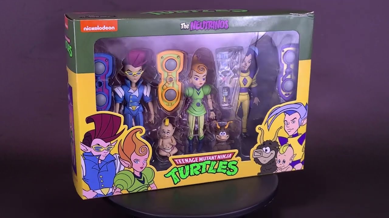 NECA Teenage Mutant Ninja Turtles The Neutrinos @TheReviewSpot