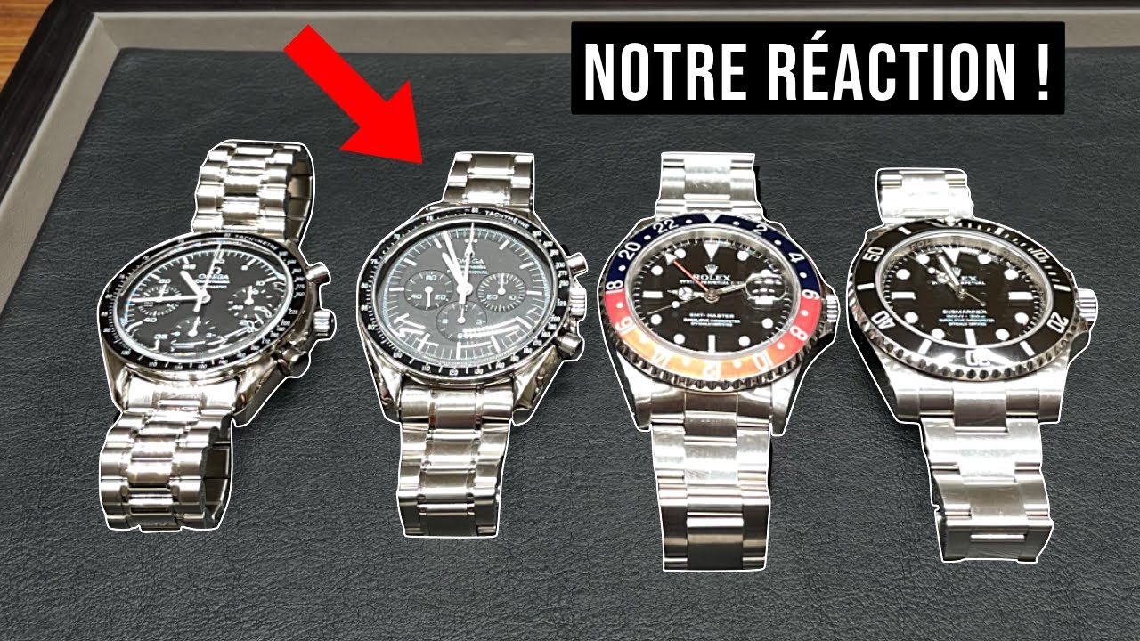 Rolex Submariner, GMT Master, Omega Speedmaster, discussion avec Gonzague
