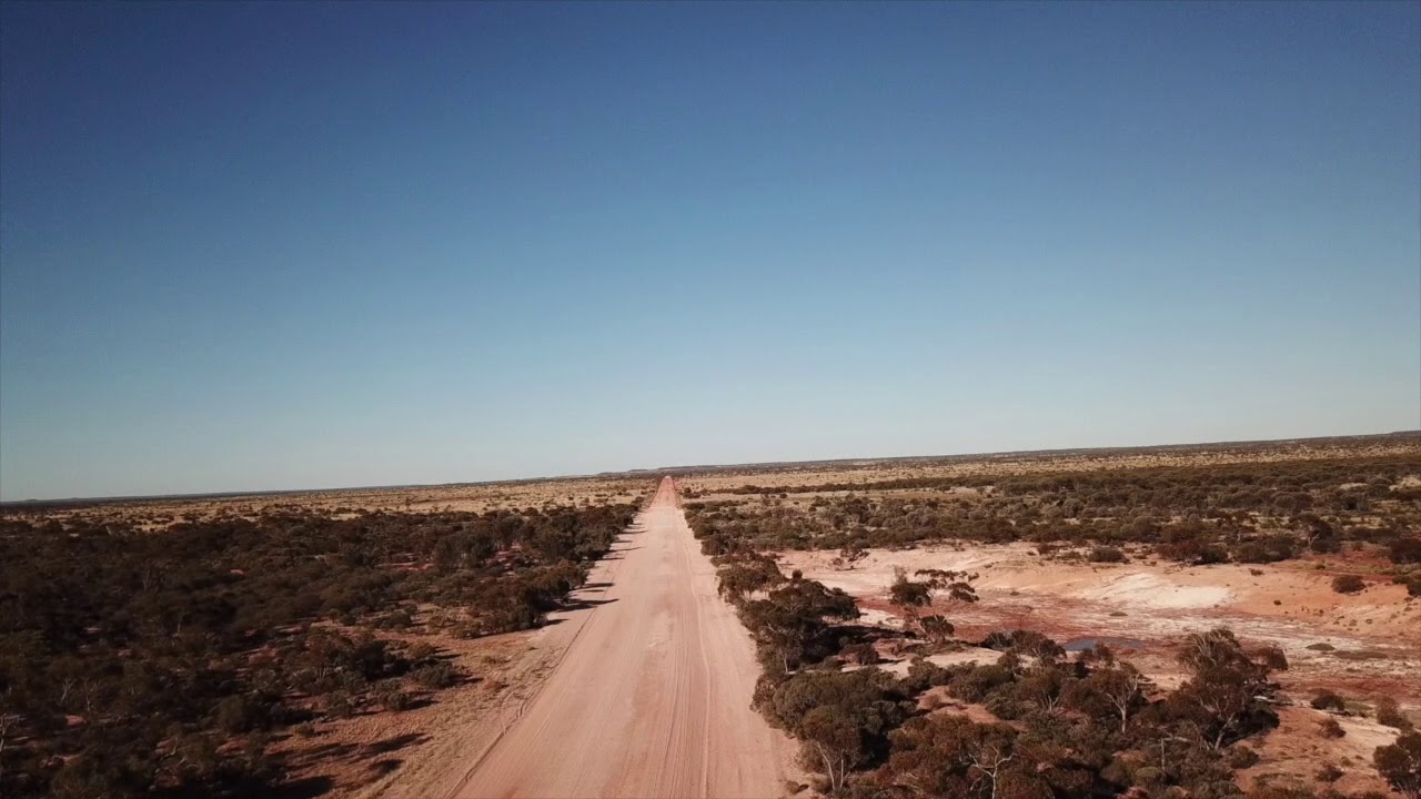 Great Central Road, Lake Throssell WA - Drone Footage