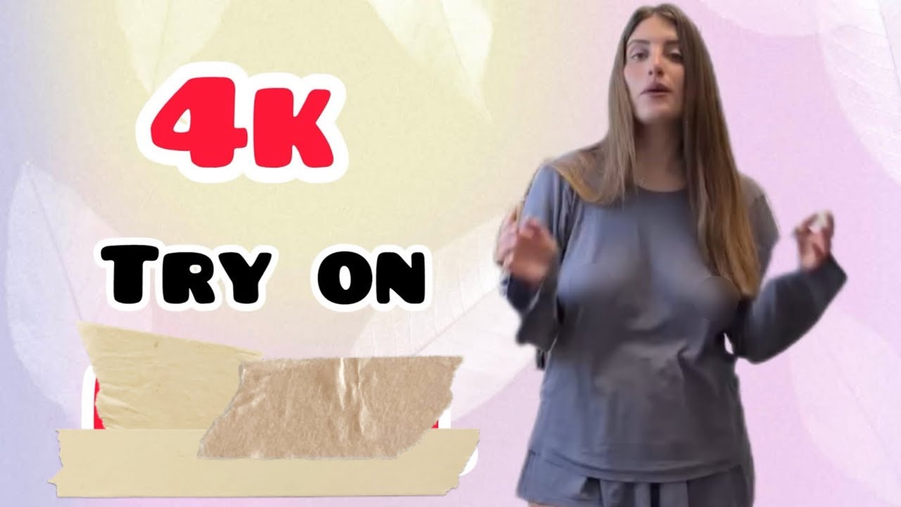 [4K] Transparent Lingerie & See-Through Dresses Micro Bikini Try-On Haul [4K] #tryonhaul