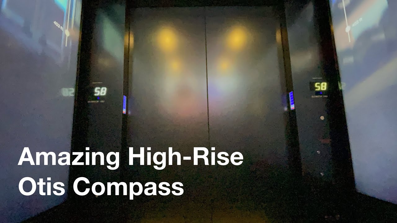 AMAZING Otis Compass Traction High-Rise Elevators @ Sears Tower Skydeck in Chicago, IL