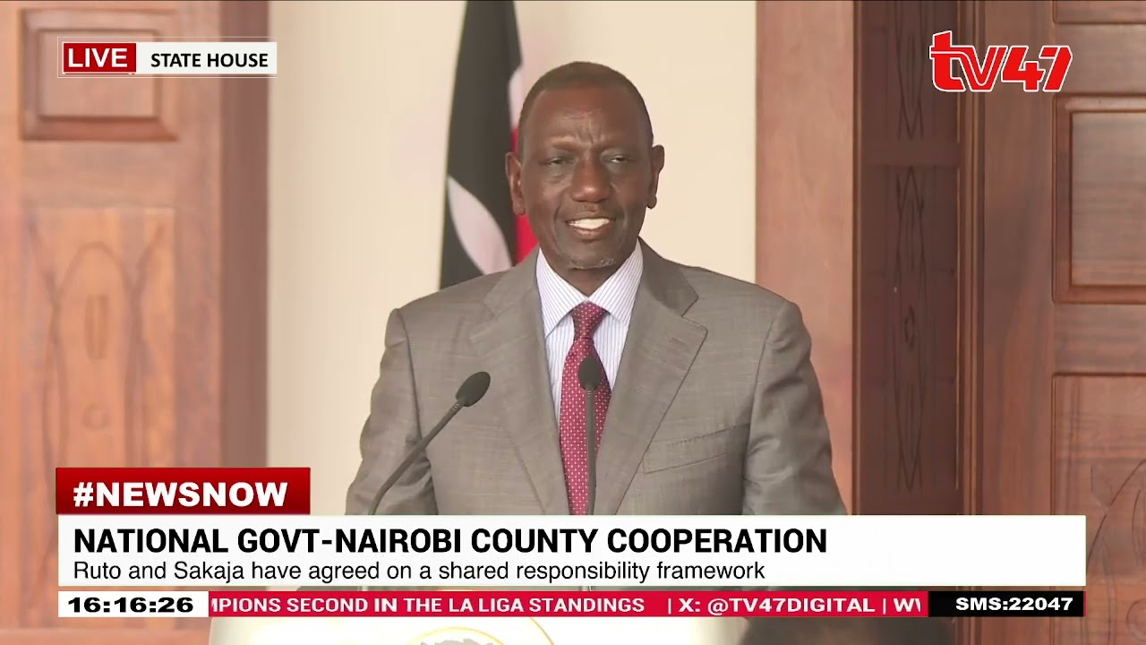 I have no interest in running the city of Nairobi, my hands are full - President Ruto.