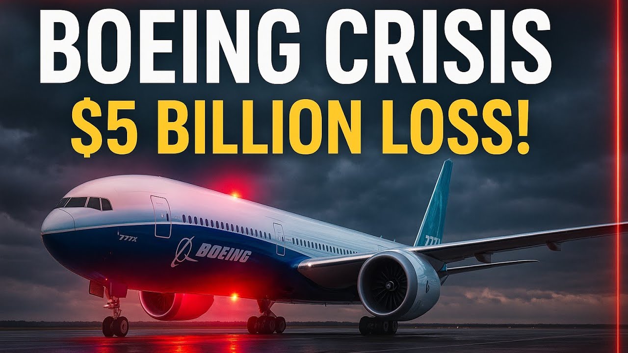 Boeing Crisis: $5 Billion Loss & 777X Delayed to 2027 | Major Setback for Boeing! 