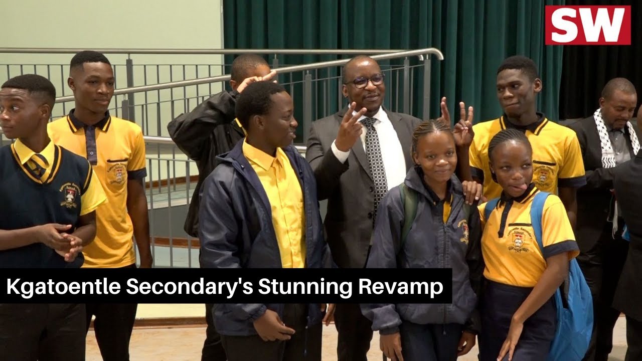 Kgatoentle Secondary's Stunning Revamp: A Journey Within with Minister Angie Motshrkga