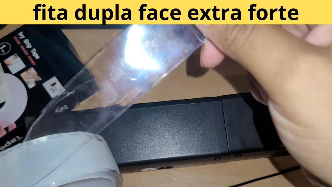 fita dupla face 3m extra forte transparente como usar