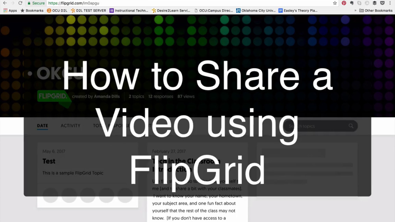 FlipGrid Tutorial