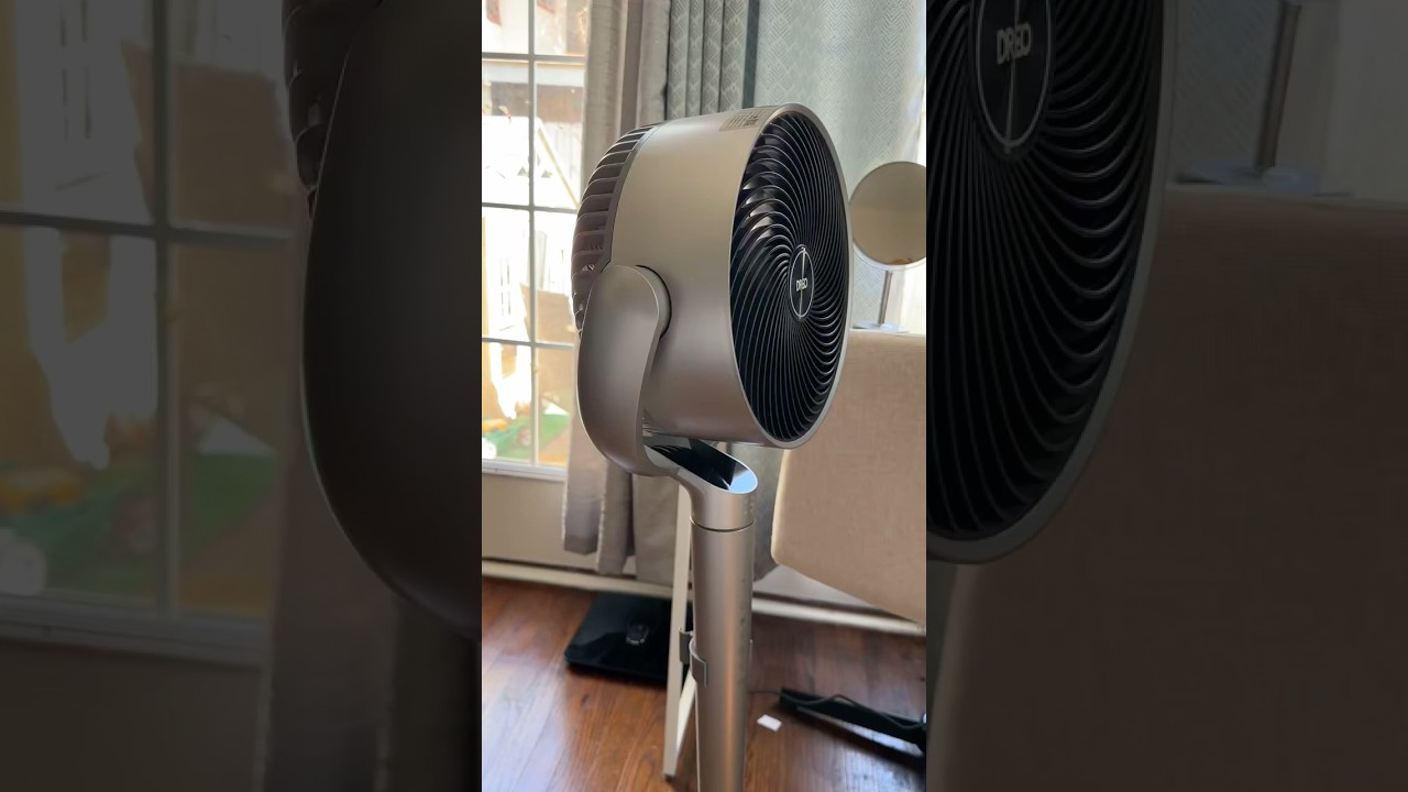 The Quietest Standing Fan! Dreo PolyFan 513S Pedestal Fan! #amazonfinds #amazon #amazonhome