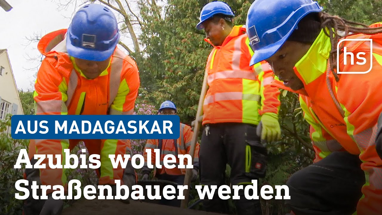 Mit Azubis aus Madagaskar gegen den Fachkräftemangel am Bau | hessenschau