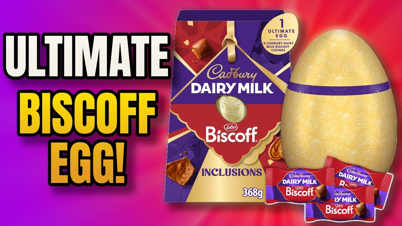 Боже мой! Обзор шоколадного яйца Cadbury Dairy Milk Biscoff Ultimate Egg!