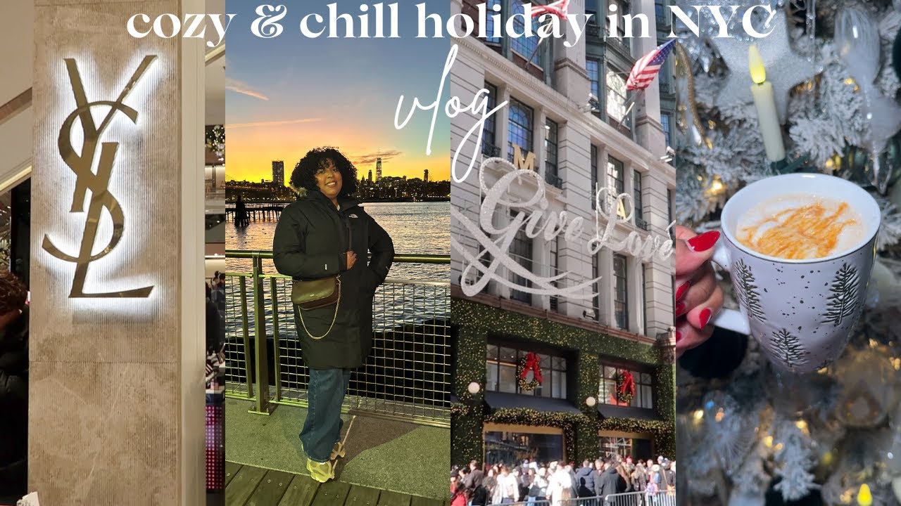 Chill & Cozy Holiday in NYC Vlog: chat made me look old, black Friday shopping, our place purchase