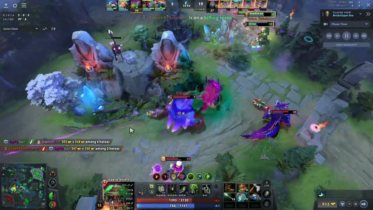 Earth Spirit maxing. 7.40b